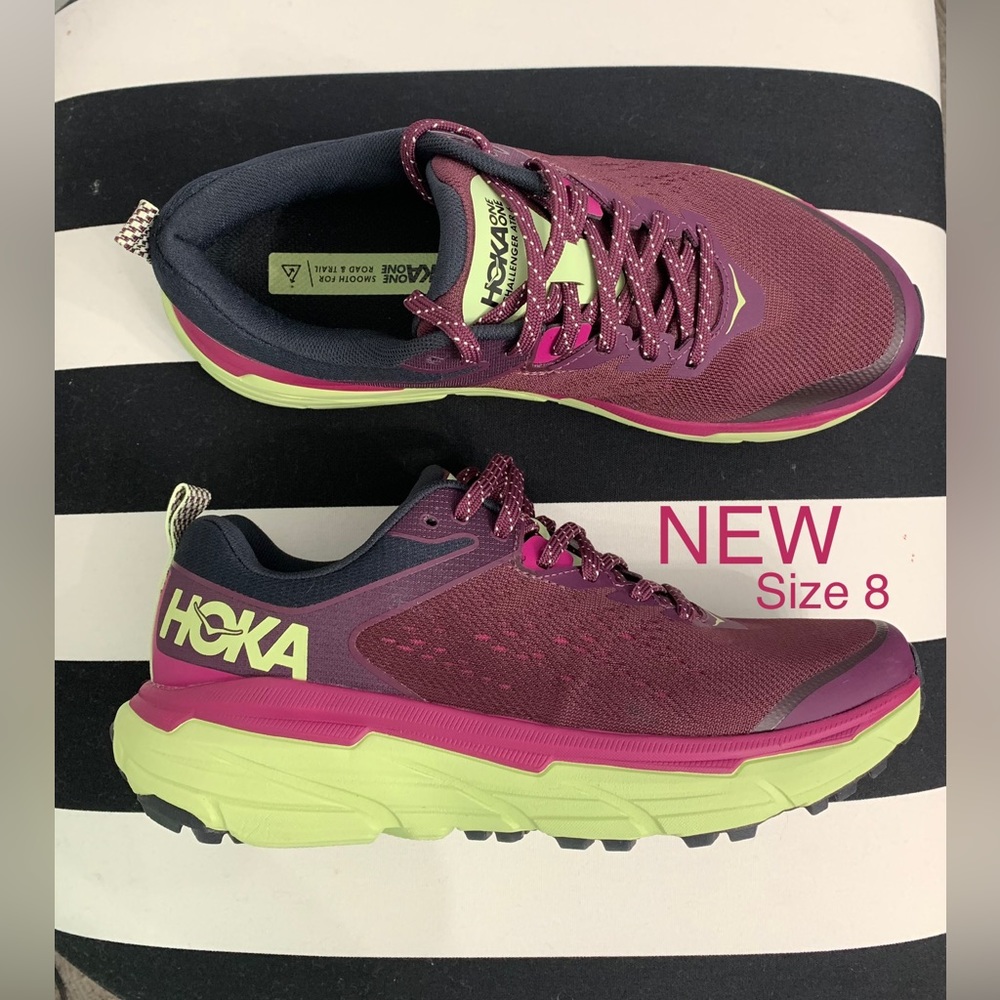 NEW Hoka One One Challenger ATR6 Trail running shoes Women’s Size 8 Hiking bondi